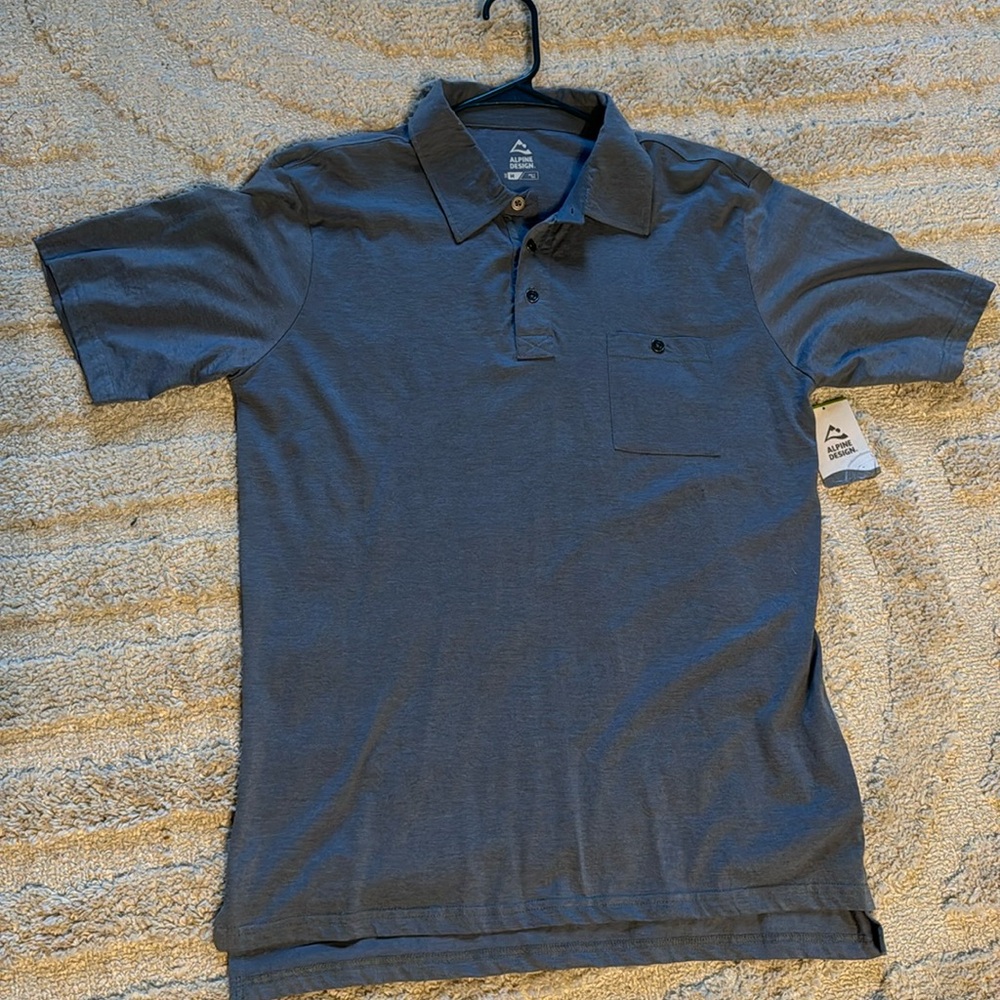 Alpine design lightweight polo shirt